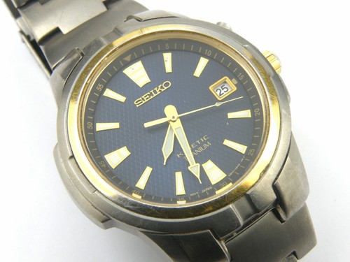 Mens seiko kinetic titanium - kinetic,