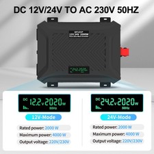 12V 24V to 240V 2000W 4000W