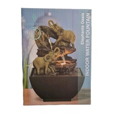 Elephant Oasis Mini Indoor Water Fountain