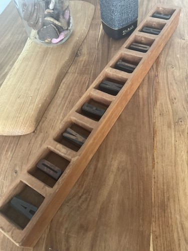Vintage wooden letterpress - wooden,