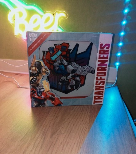 Transformers perspex lamp - transformers,