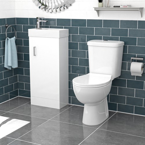 Nes home white 400mm - white, basin