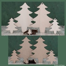 Wooden Christmas tree shape