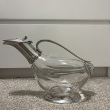 Silver Plated & Crystal Glass