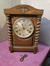 Antique Oak 8-Day Mantel Clock