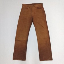 Sugar Cane W32 Selvedge Straight Denim Jeans Brown From Japan
