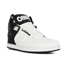 Osiris NYC 83 CLK High Top Shoes - Black/White/White