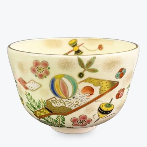 Chawan matcha tea bowl - chawan, cream