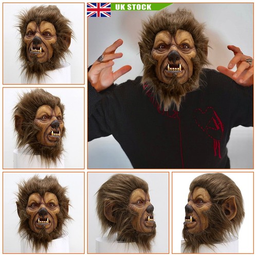 Halloween werewolf mask - werewolf, latex