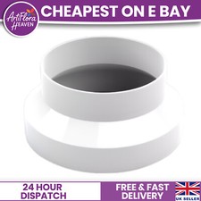 Ducting Pipe Reducer for Extractor Fan PVC 80 100 125 150 200mm 3" 4" 5" 6" 8"