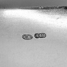 ERIK KOLLIN FOR FABERGE MONOGRAM GENUINE RARE SILVER 84 RUSSIAN IMPERIAL ANTIQUE