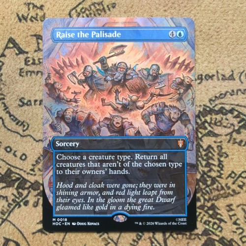 Raise the palisade non foil - the,
