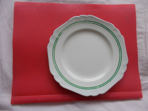 Plate scotch ivory - , /scotch