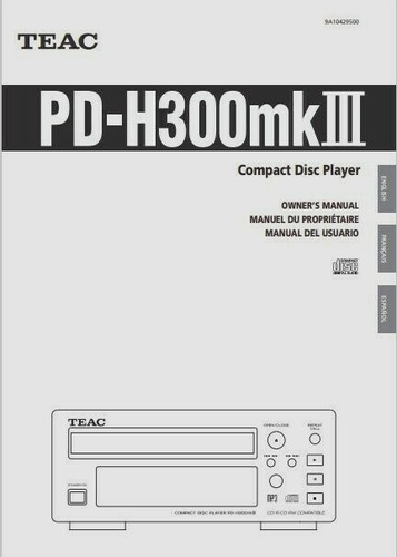 Teac h300mk3 compact disc - teac,
