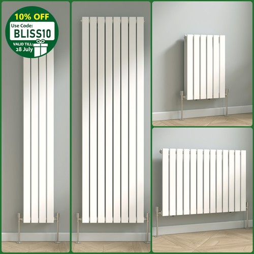 Designer flat panel radiator - panel,