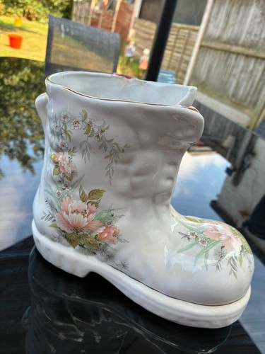 Vintage porcelain boot