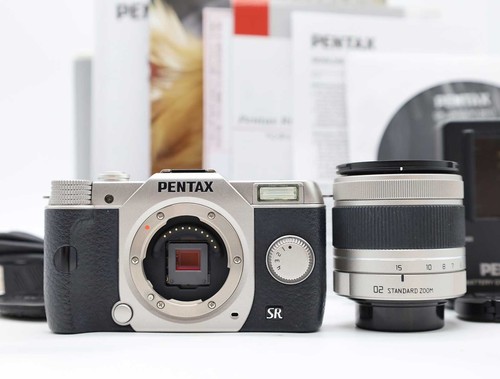 Pentax q10 silver 4mp - pentax,