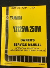 YAMAHA YZ125W/250W OWNER