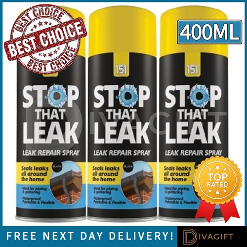 Stop that leak spray - stop,