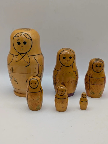 Vintage russian nesting - vintage,