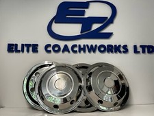 WHEEL TRIMS 17.5" TRUCK MOTORHOME HORSEBOX SET 0F 4 BARGAIN ,DAF, IVECO, 7.5 TON