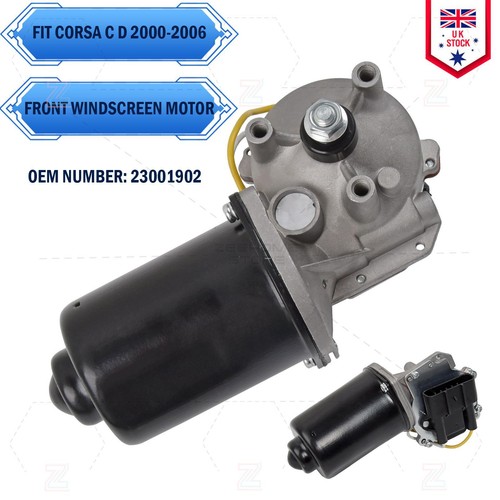Front windscreen wiper - front, motor