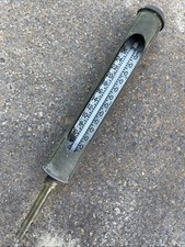 STEAM BOILER TEMPERATURE GAUGE Brass Victorian Engine Water Pump VINTAGE Antique