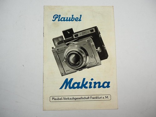 Plaubel makina camera - makina, brochure