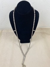 Antique Silver Dholki Necklace From India