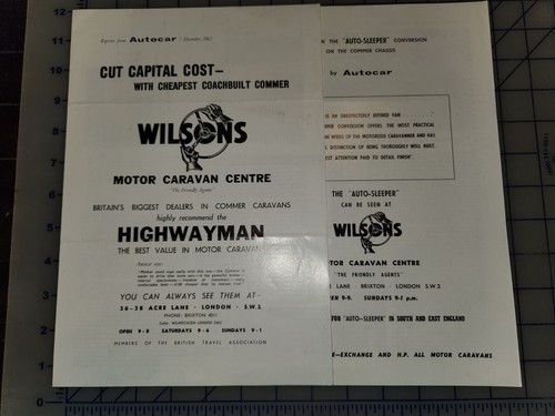 Wilsons camper motorhome - wilsons,