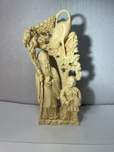 Vintage chinese resin figurine - vintage,