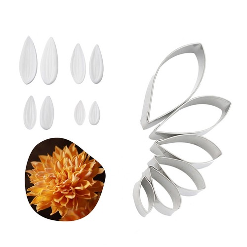 Dahlia fondant mold - fondant,