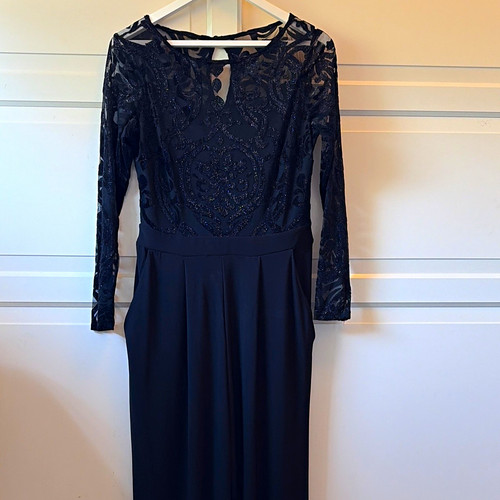 Monsoon black floral - black, lace