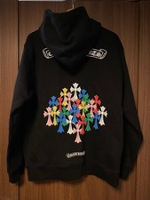 Chrome Hearts Cemetery Cross Multi Color Zip Up Hoodie