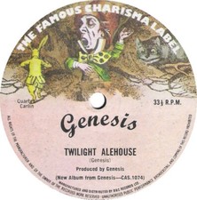 Genesis Twilight Alehouse Flexi Disc UK 1973 Charisma NM