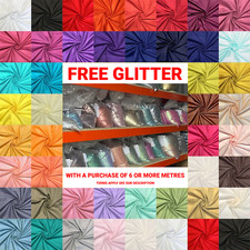 Plain Coloured Polycotton