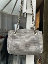 Ladies DKNY Croc Print Leather
