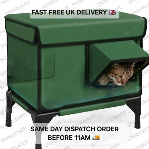 Insulated outdoor cat house - insulated,