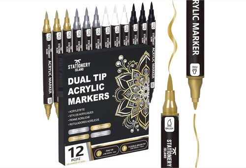 Acrylic paint pens pcs - paint, 12