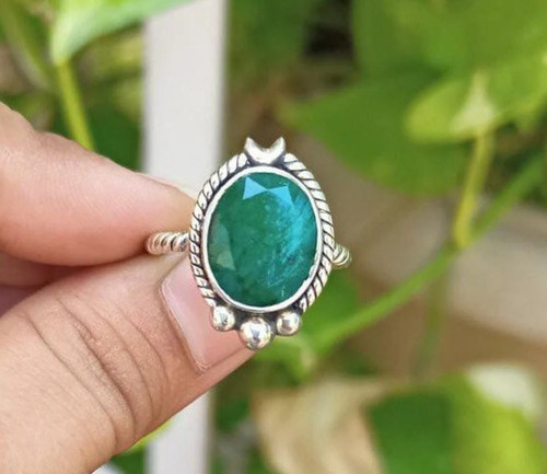 Antique victorian emerald ring - antique,