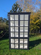 Mid century French black glazed display cabinet-  Delivery Available 