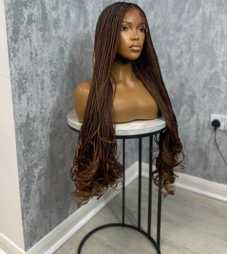 French curl lace front - french, braided