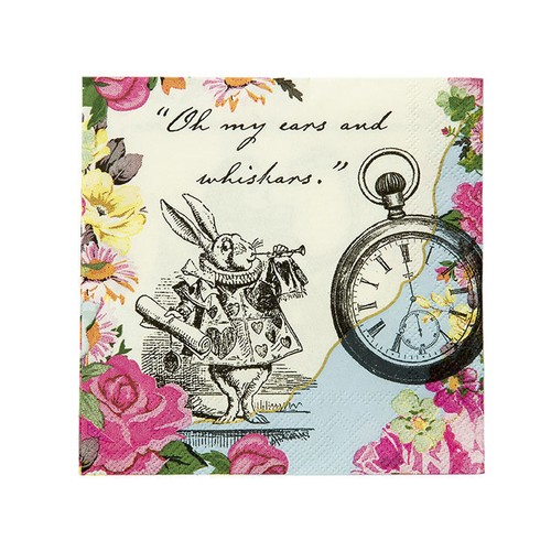 Alice wonderland napkin - in,