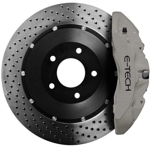 Silver brake caliper - (et),