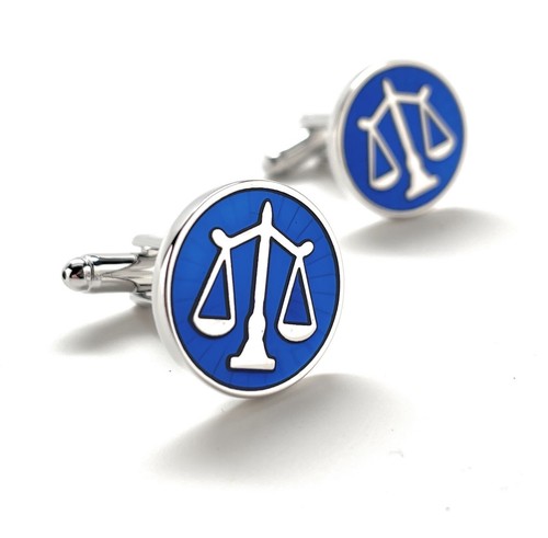 Scales justice cufflinks - scales,