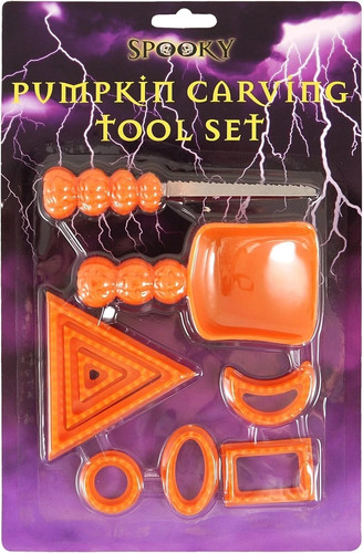 Halloween pumpkin carving kit - pumpkin,
