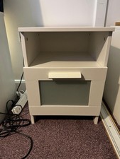 2x IKEA Brimnes Bed Side Table