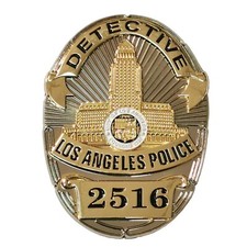 Metal Detective Badge Collection LPAD Prop Fun Play Cos Money Clip