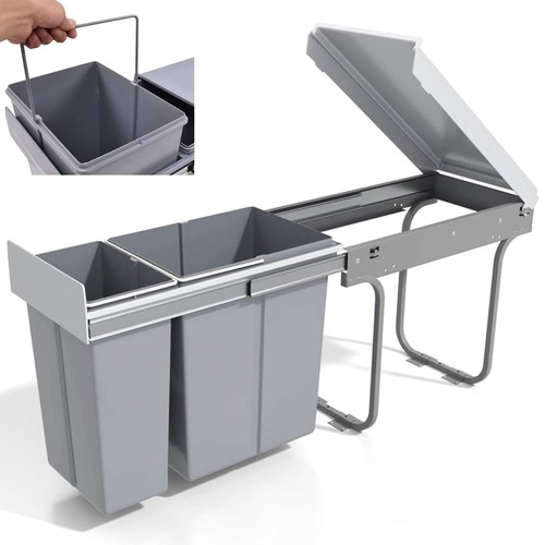 Pull out 30l dual kitchen - out, bin