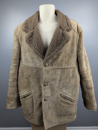 Mens sheepskin coat size - sheepskin,